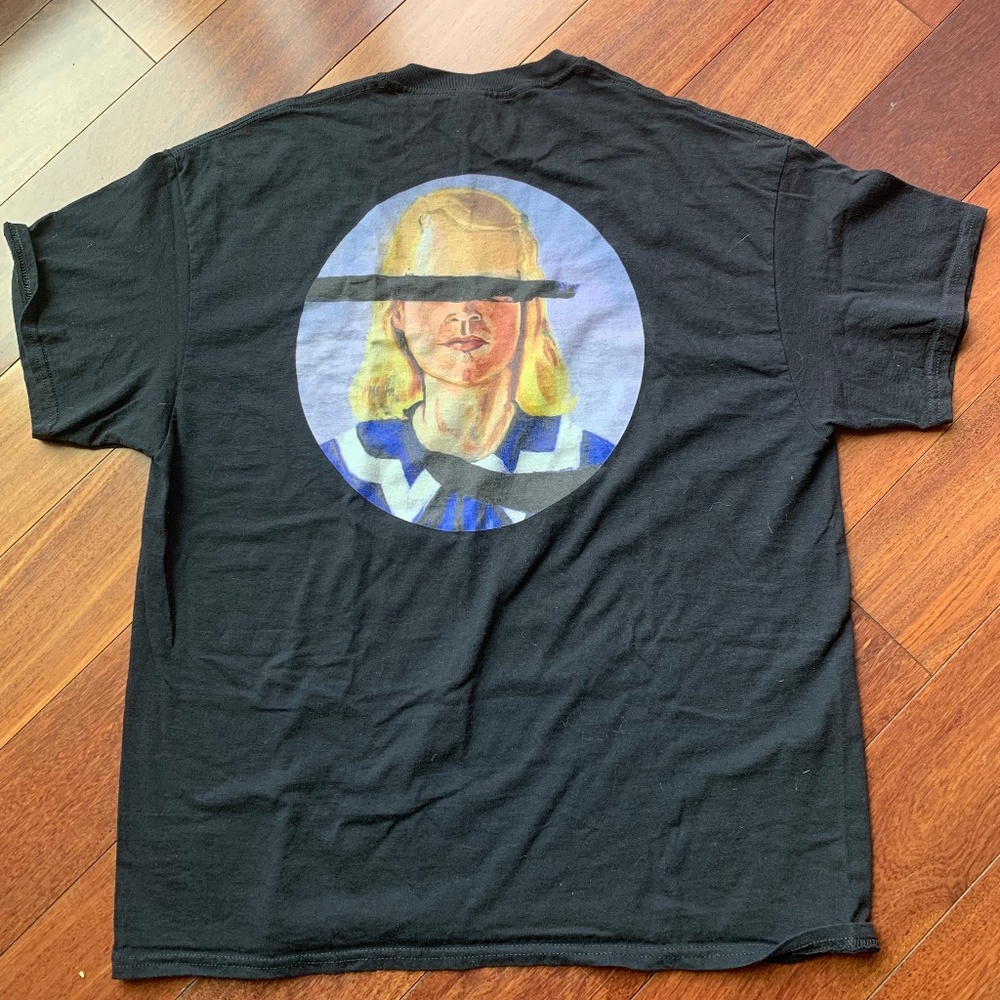 Julian Schnable Artist Tee “Blind Girl Surf Club” XL NEW!